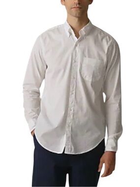 J. Crew Men’s Secret Wash 100% Cotton Poplin Button Down Shirt NWT XL White